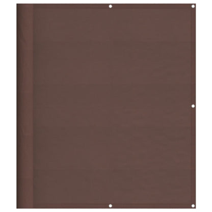 Balkonová Zástěna Hnědá 120 X 700 Cm 100% Polyester Oxford