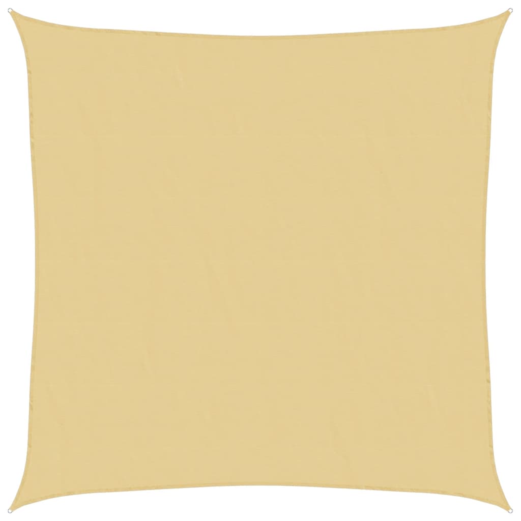 Stínicí Plachta 3,6 X 3,6 M 100% Polyester Oxford Písková