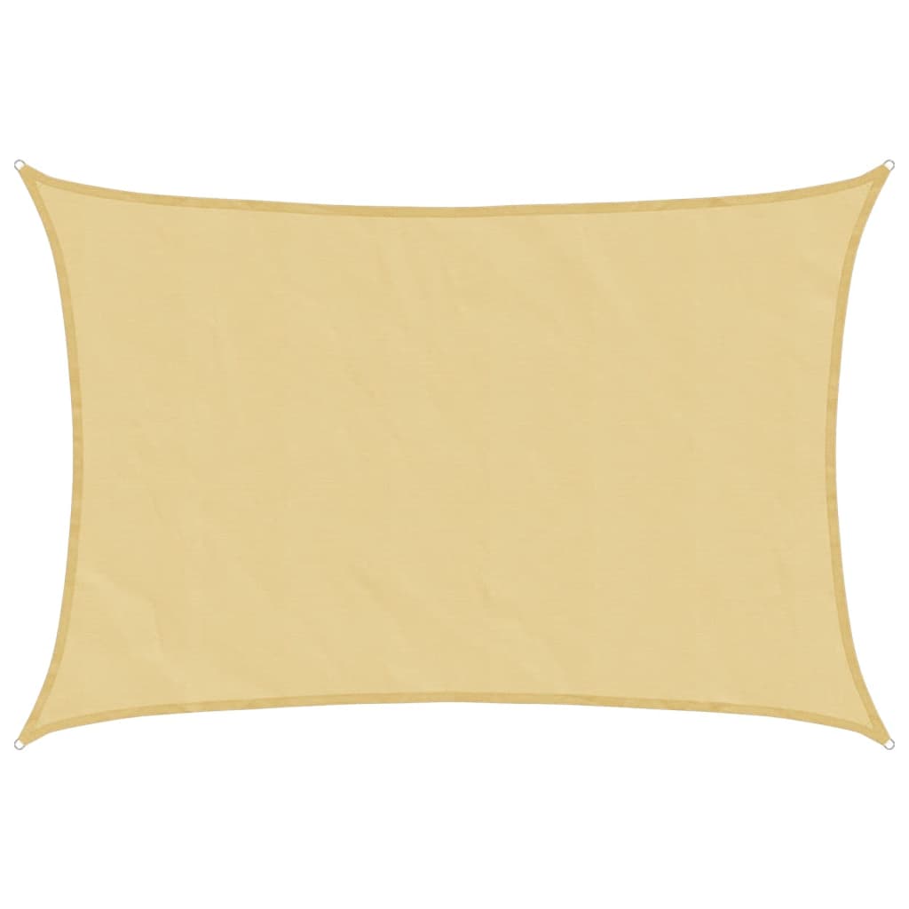 Stínicí Plachta 3,5X2,5 M 100% Polyester Oxford Písková