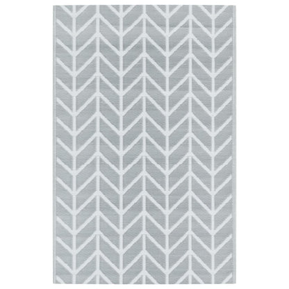 Venkovní Koberec Arakil Šedý Pp Světle Šedá A Bílá