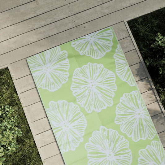 Venkovní koberec zelený 80 x 150 cm PP