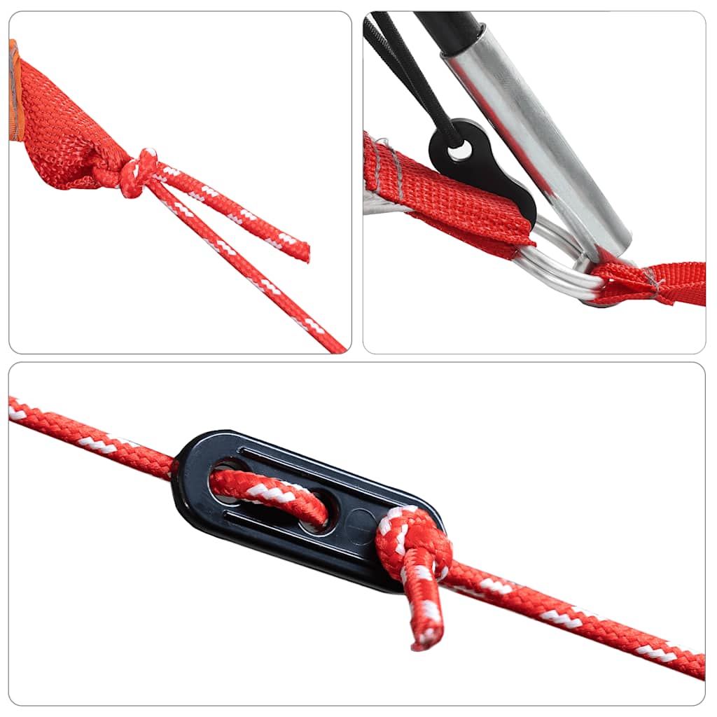 Kempingový Stan Pro 8 Osob Zelený Nepromokavý