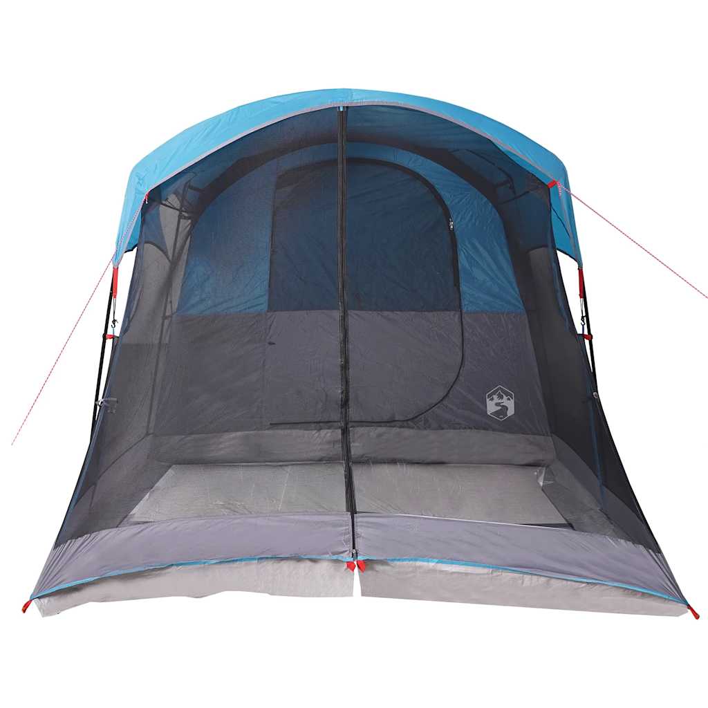 Rodinný Stan Tunel Pro 8 Osob Modrý Nepromokavý