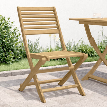 Skládací Zahradní Židle 4 Ks 54,5X61,5X86,5 Cm Masivní Akácie