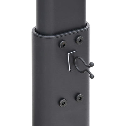 Rohový Tv Stojan 1Patrový Pro 32–65 Palců Černý