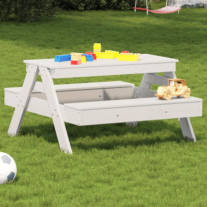 Piknikový Stůl Pro Děti 88 X 97 X 52 Cm Masivní Borové Dřevo
