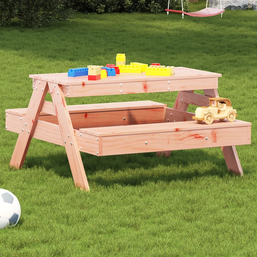 Piknikový Stůl Pro Děti 88 X 97 X 52 Cm Masivní Borové Dřevo