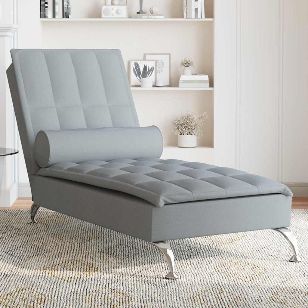Masážní Lenoška S Podhlavníkem Textil