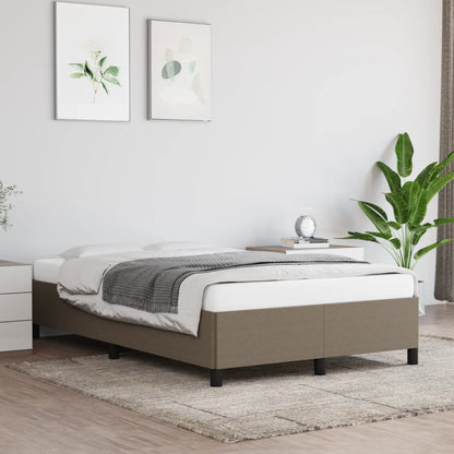 Rám Postele Bez Matrace Textil Taupe