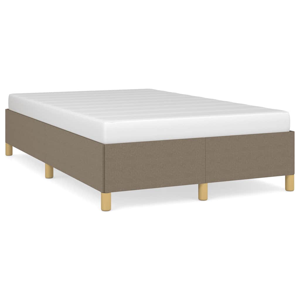 Rám Postele Bez Matrací Textil Taupe