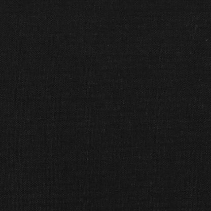 Rám Postele Bez Matrací Černá 120X190 Cm Textil
