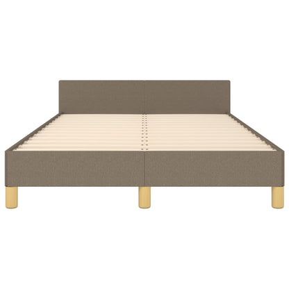 Rám Postele Bez Matrací Taupe 120X190 Cm Textil