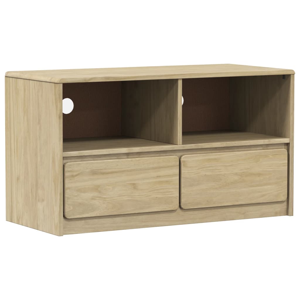 Tv Skříňka Sauda 99 X 43 X 55 Cm Masivní Borové Dřevo