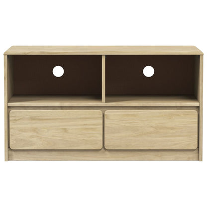 Tv Skříňka Sauda 99 X 43 X 55 Cm Masivní Borové Dřevo