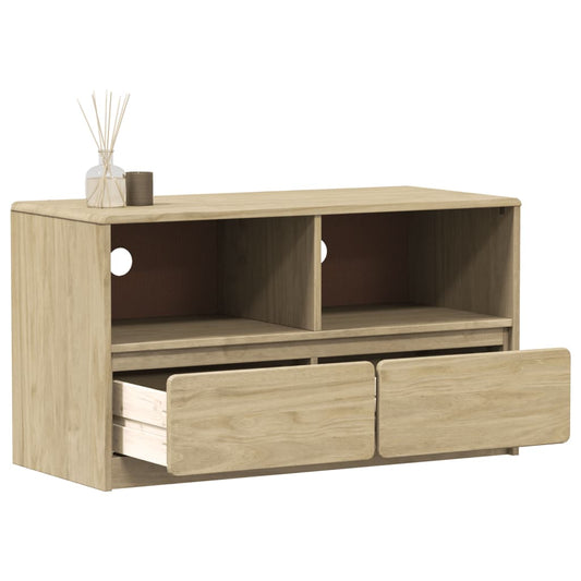 Tv Skříňka Sauda 99 X 43 X 55 Cm Masivní Borové Dřevo