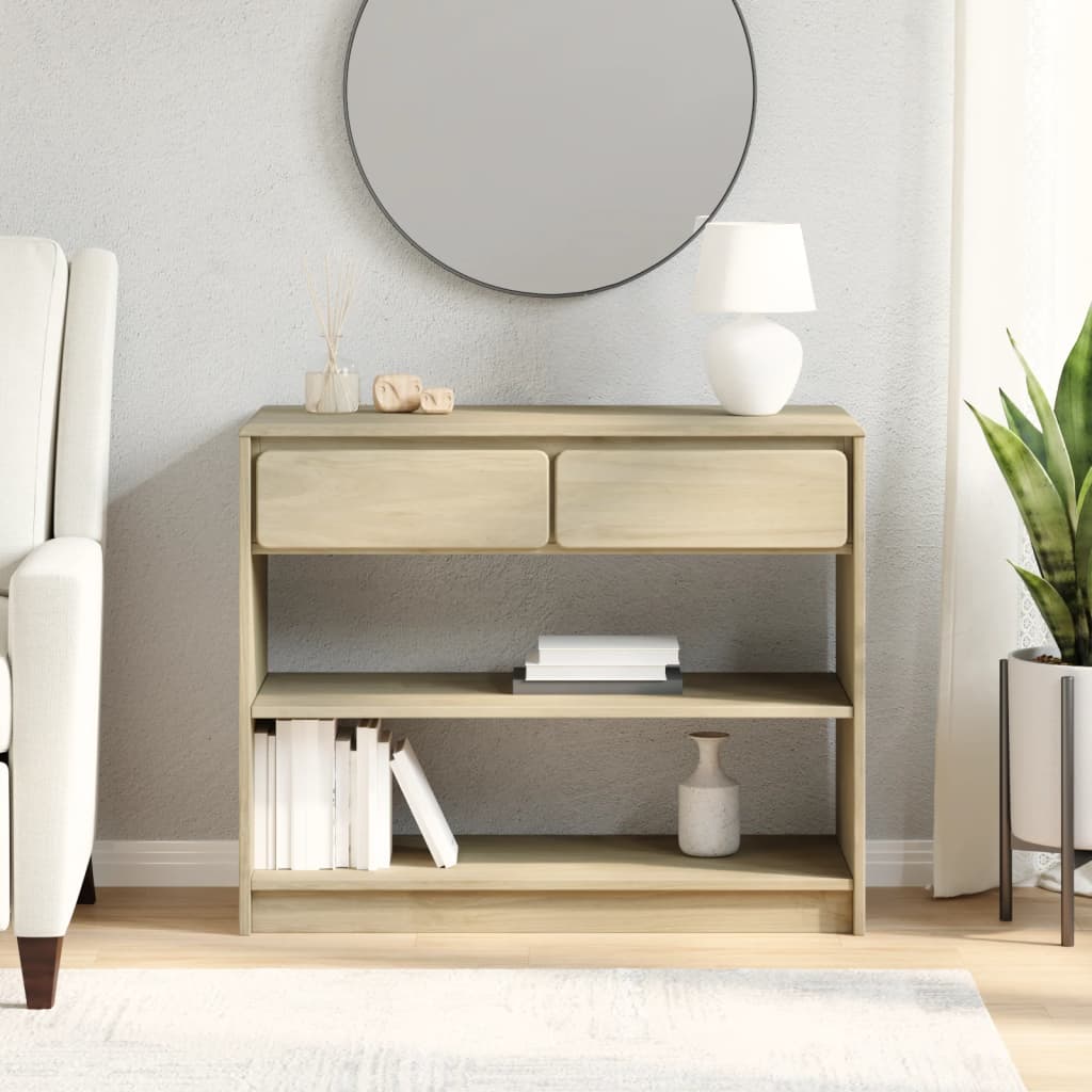 Konzolový Stolek Sauda Dub 89,5 X 36,5 X 73 Cm Masivní Borovice