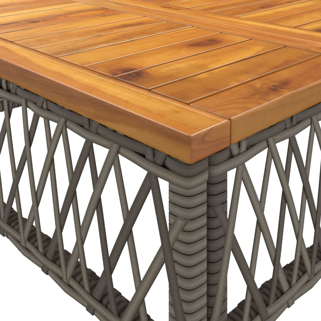 2Dílná Zahradní Sedací Souprava S Poduškami Šedá Polyratan