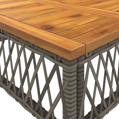 2Dílná Zahradní Sedací Souprava S Poduškami Šedá Polyratan