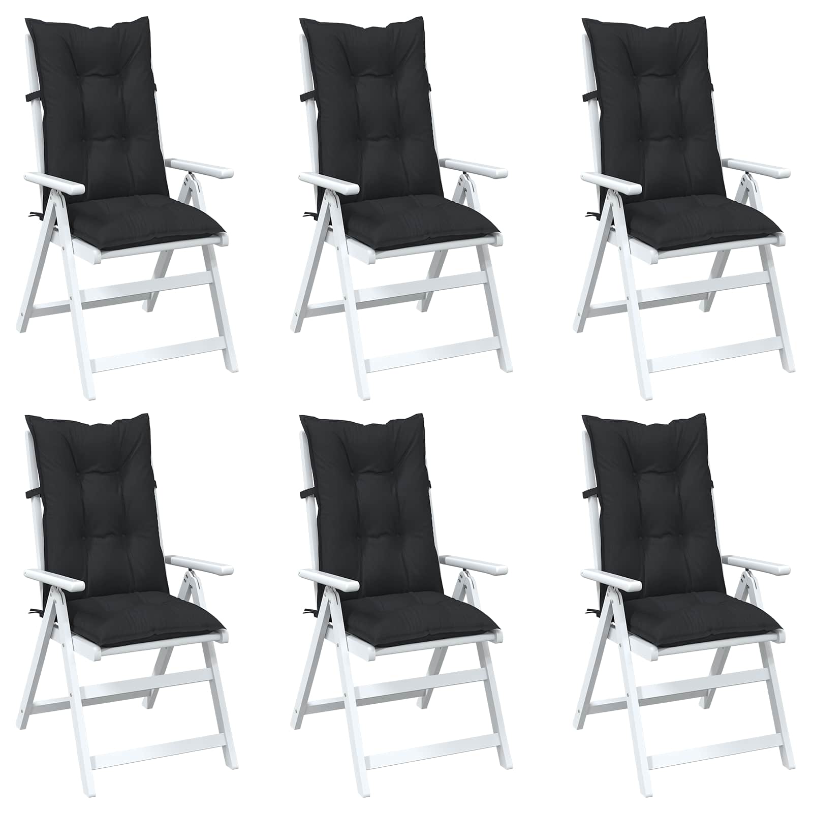 Souprava Polštářů Pro Vysokou Židli 6 Pcs Polyester