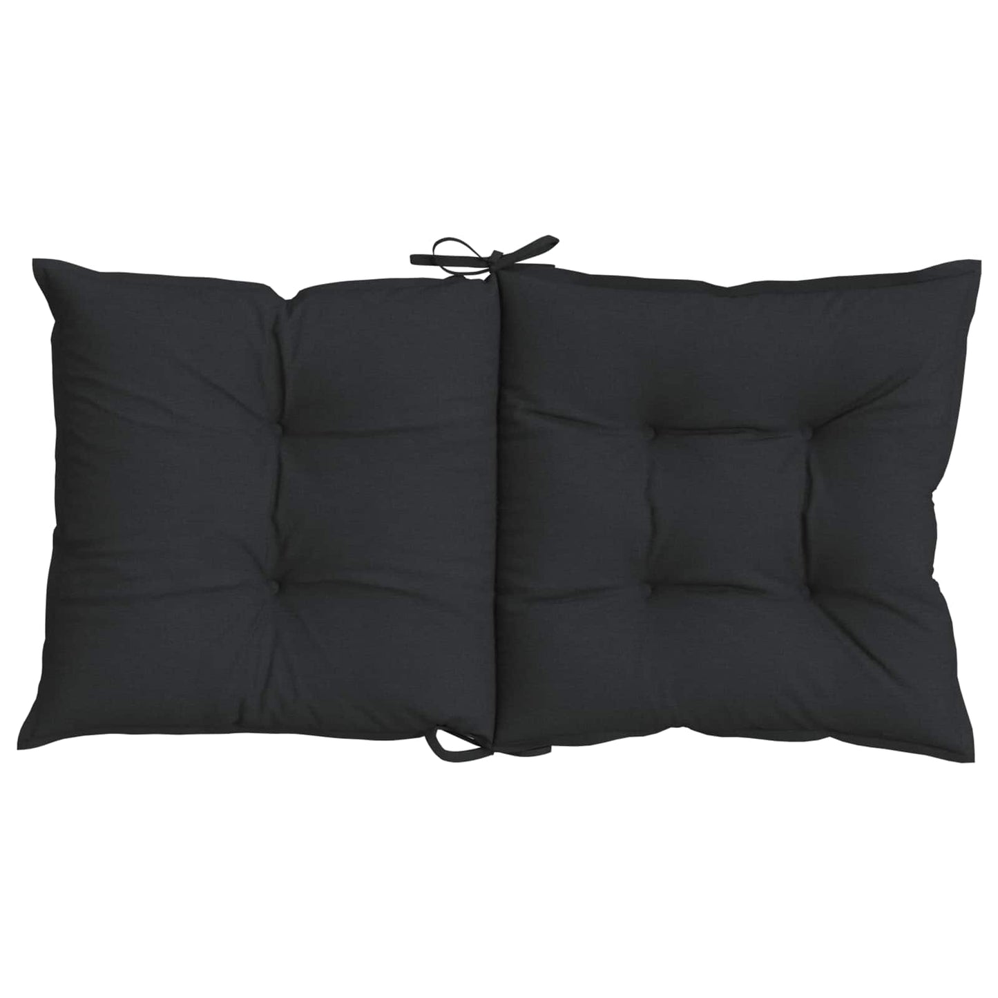 Sada Polštářů Na Nízké Křeslo 6 Pcs Polyester Melange Černá