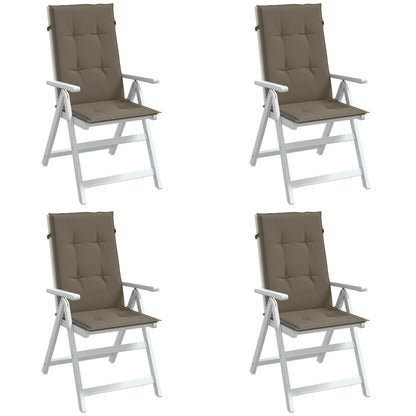 Podušky Na Židli Vysoké Opěradlo 2 Ks Béžová Melanž