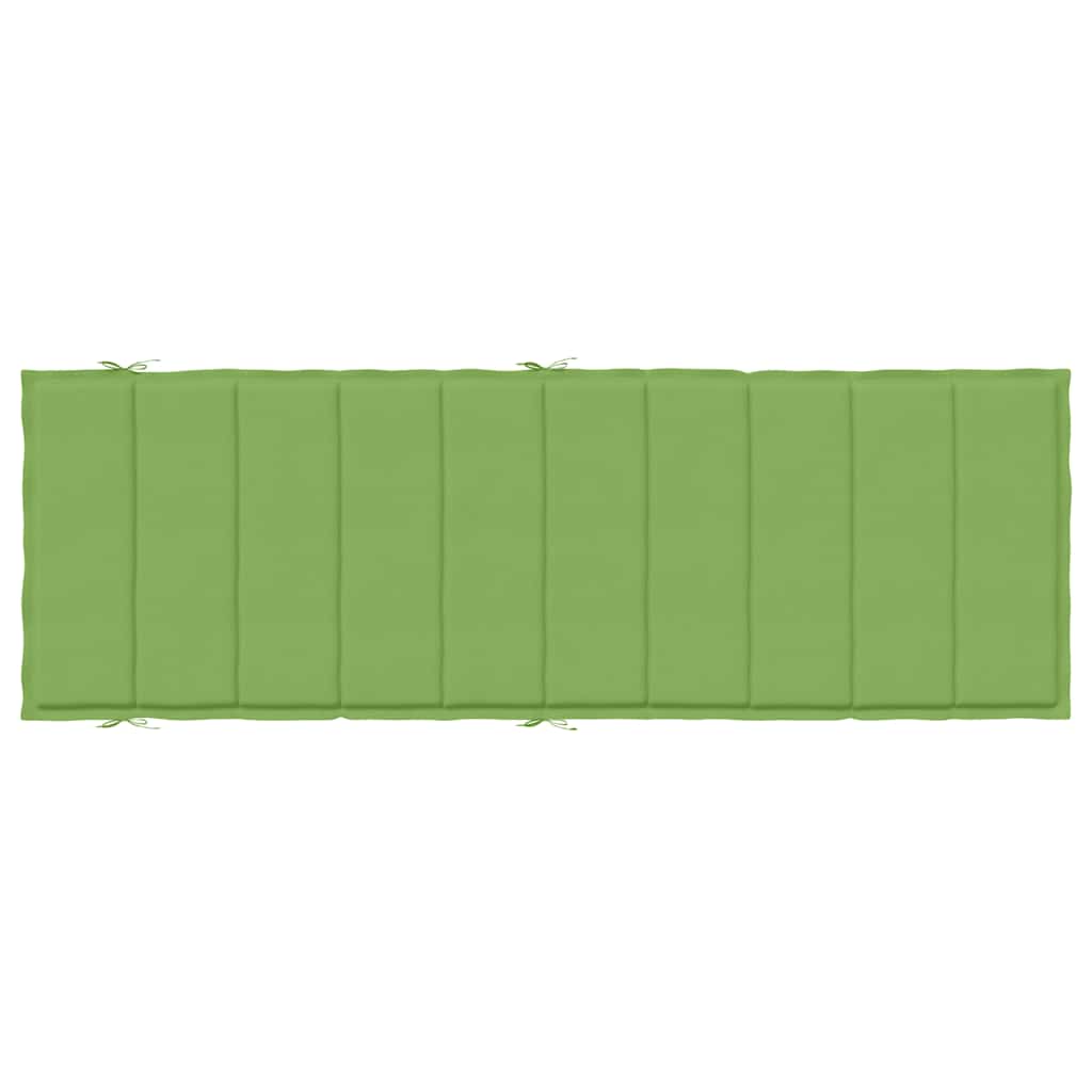 Poduška Na Lehátko Zelená Melanž 186 X 58 X 3 Cm Textil