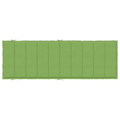 Poduška Na Lehátko Zelená Melanž 186 X 58 X 3 Cm Textil