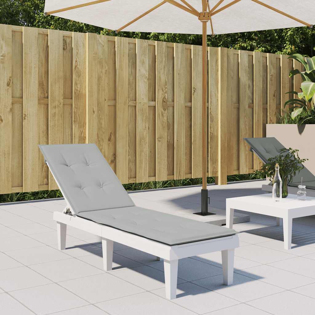 Poduška Na Polohovací Židli Světle Šedá Melanž (75+105) X 50 X 4 Cm