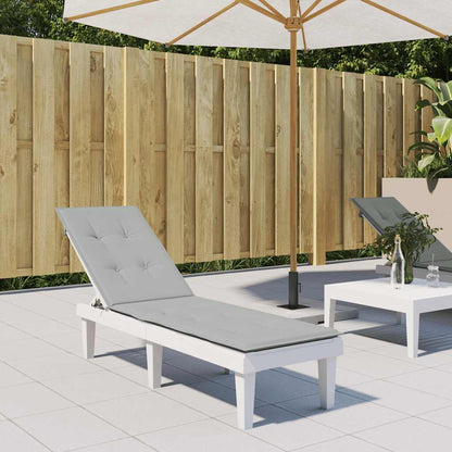 Poduška Na Polohovací Židli Světle Šedá Melanž (75+105) X 50 X 4 Cm