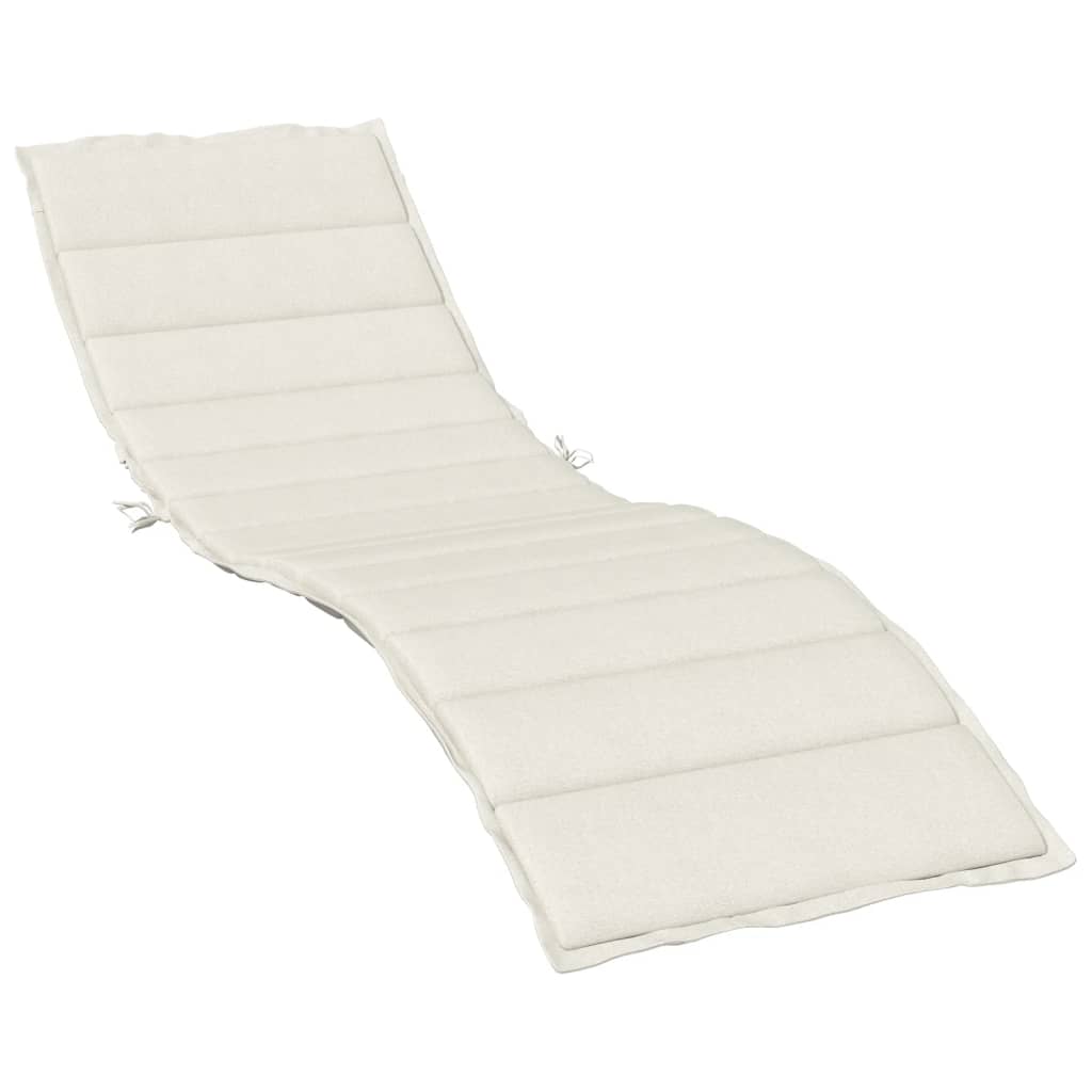 Poduška Na Lehátko Krémová Melanž Textil