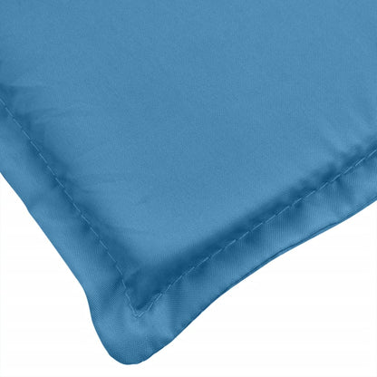 Poduška Na Zahradní Lavici Modrá Melanž Textil
