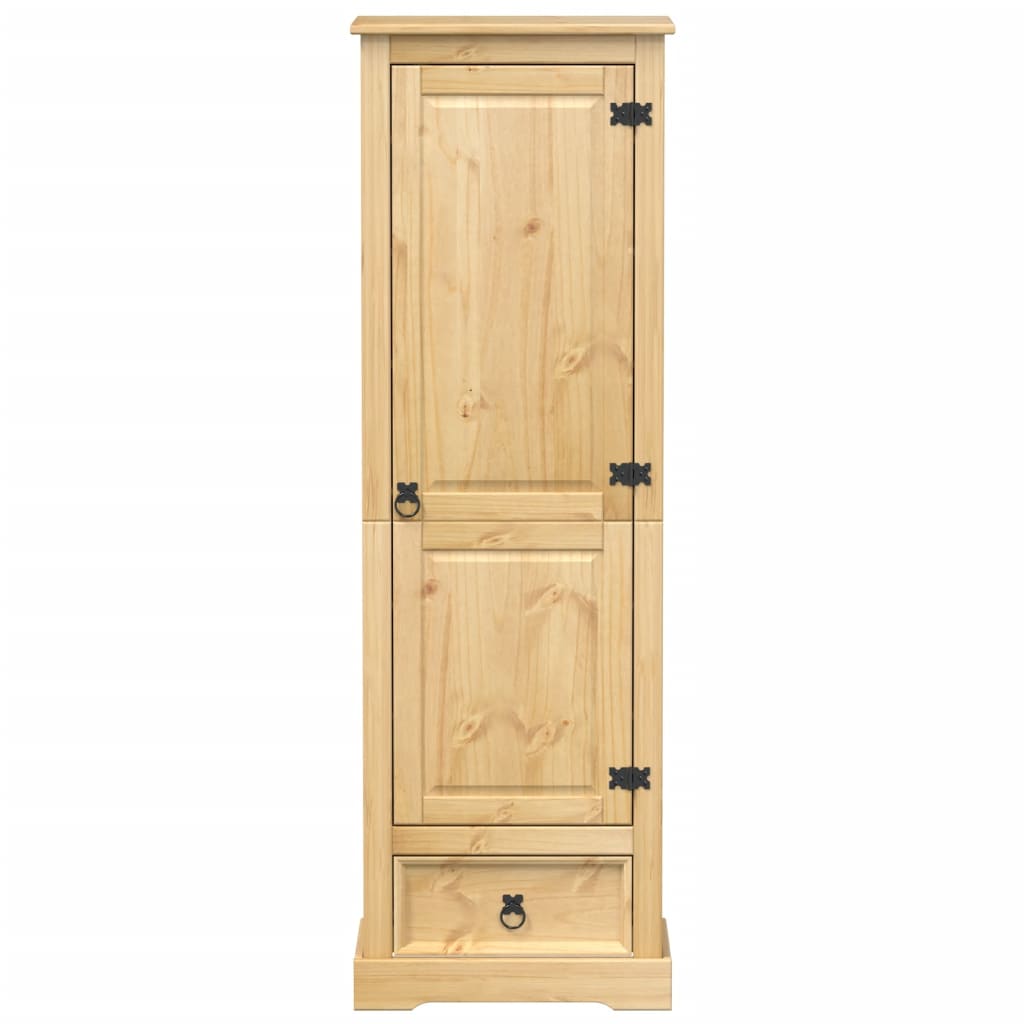 Šatní Skříň Corona 55 X 38 X 170 Cm Masivní Borové Dřevo