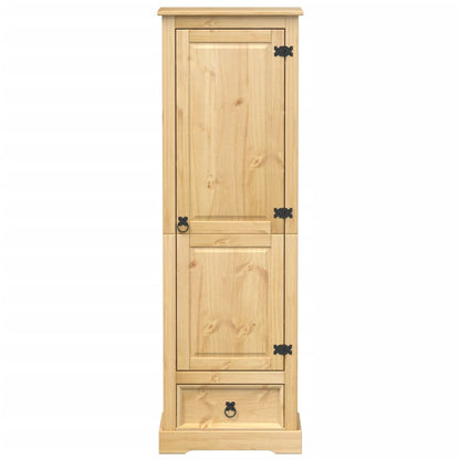Šatní Skříň Corona 55 X 38 X 170 Cm Masivní Borové Dřevo