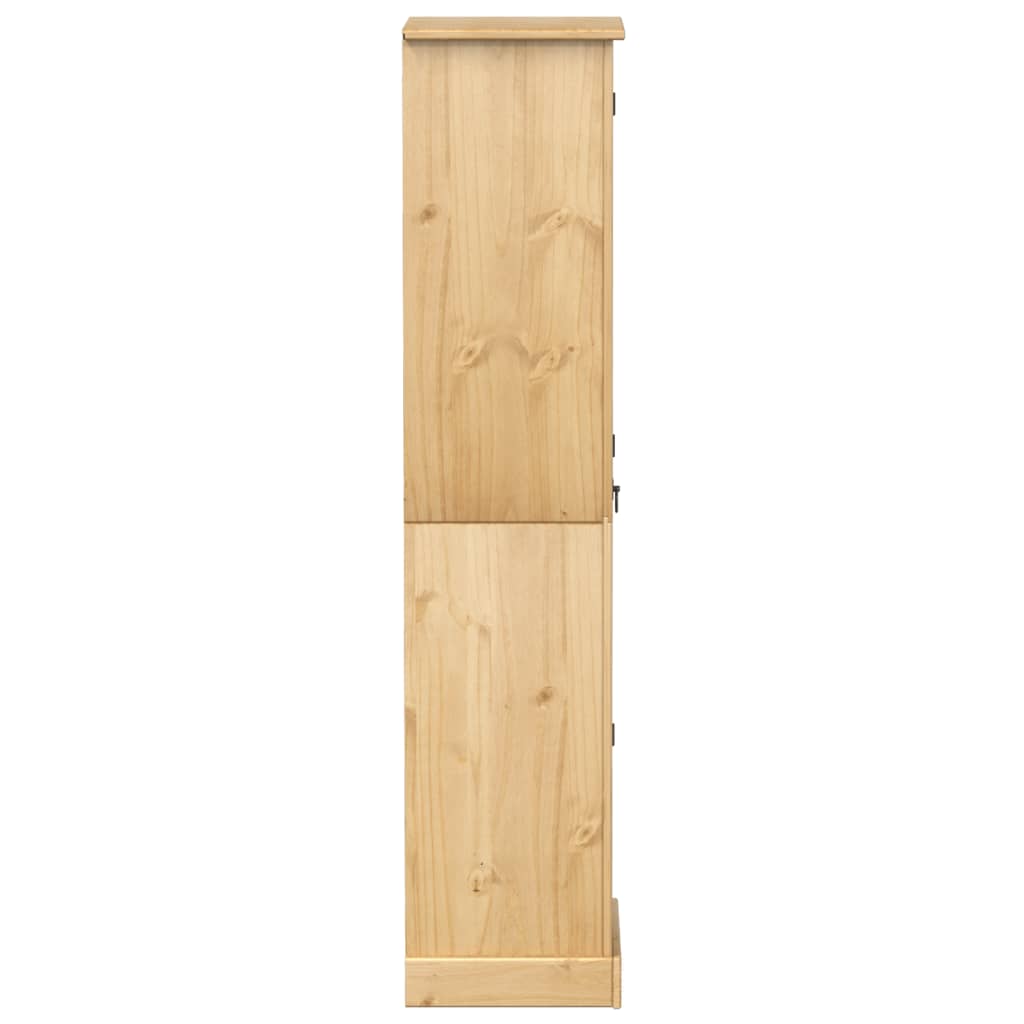 Šatní Skříň Corona 55 X 38 X 170 Cm Masivní Borové Dřevo