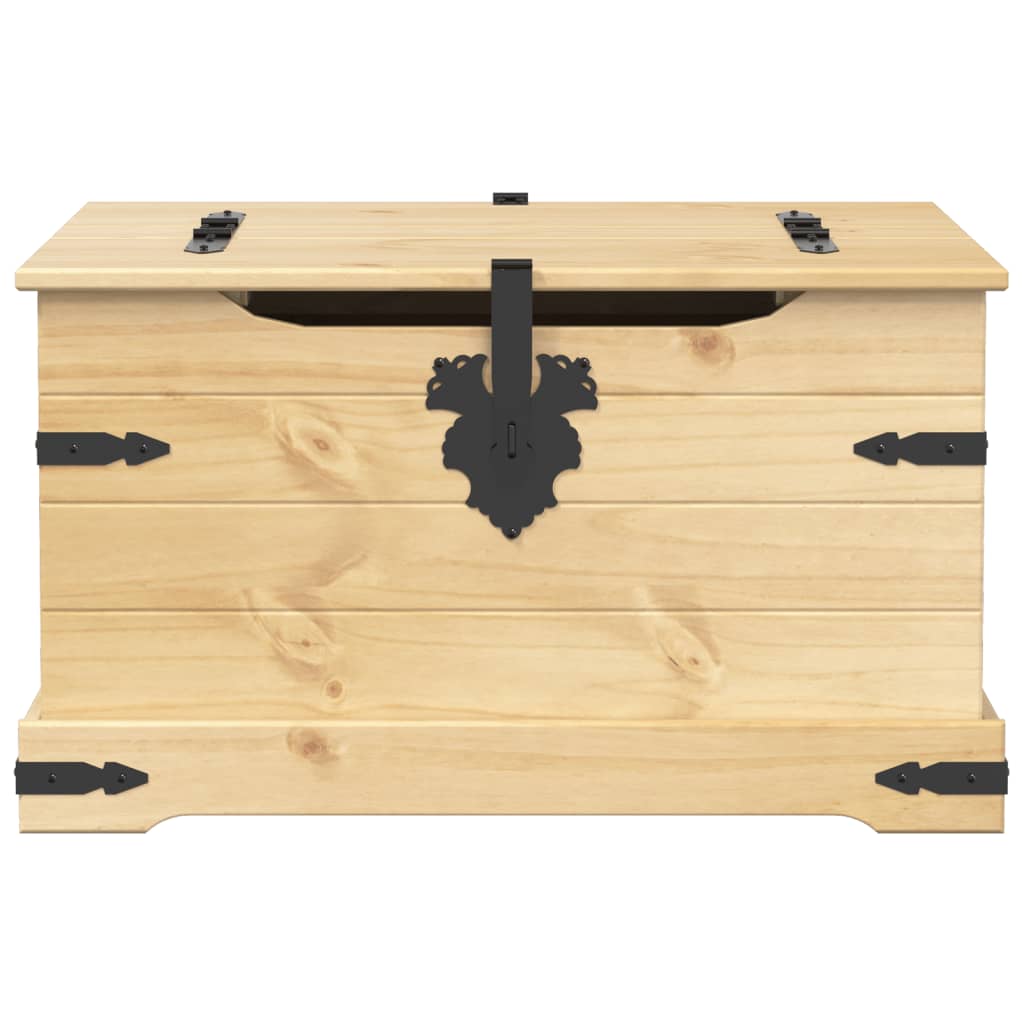 Úložný Box Corona 78 X 78 X 45 Cm Masivní Borové Dřevo