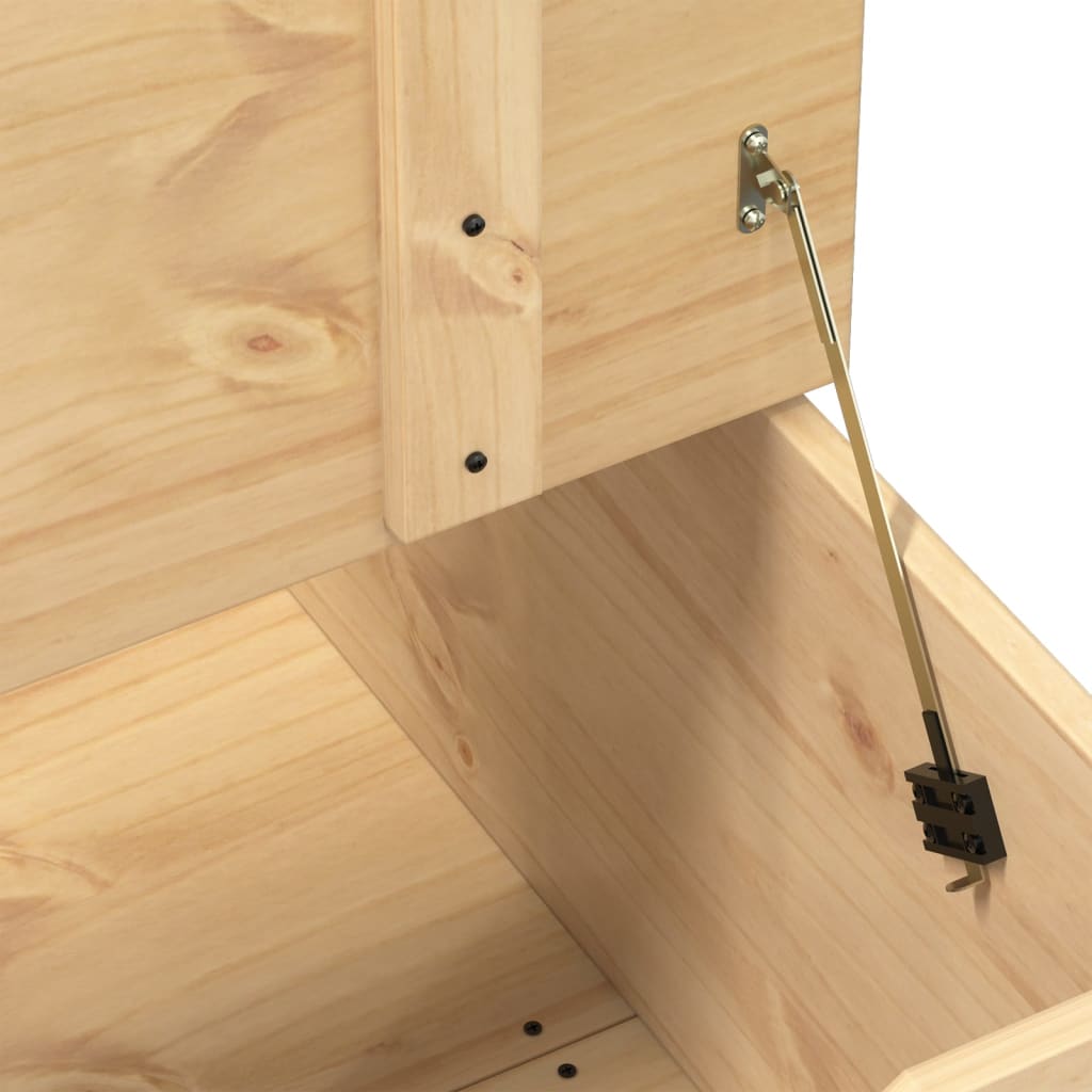 Úložný Box Corona 78 X 78 X 45 Cm Masivní Borové Dřevo