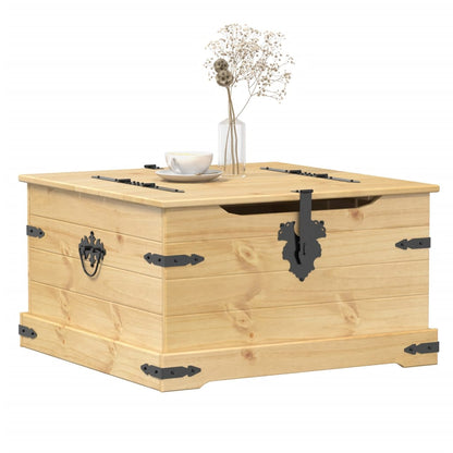 Úložný Box Corona 78 X 78 X 45 Cm Masivní Borové Dřevo