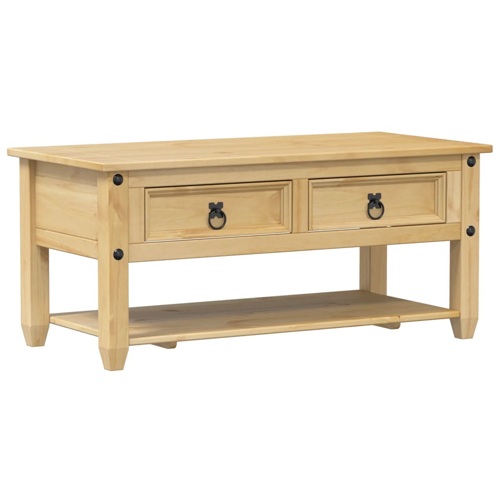 Konferenční Stolek Se Zásuvkami Corona 100X48X45 Cm Borovice