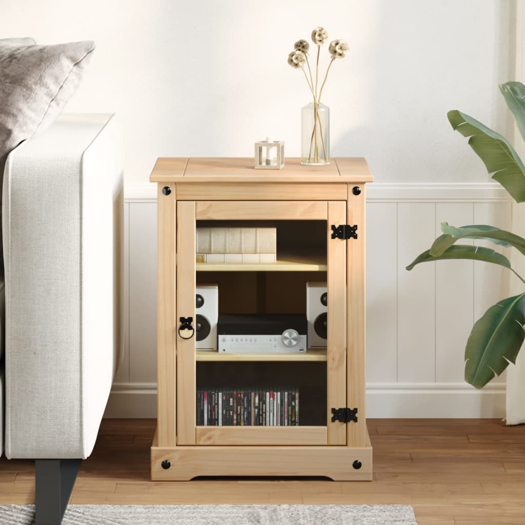 Hifi Skříňka Corona 60 X 50 X 82 Cm Masivní Borové Dřevo