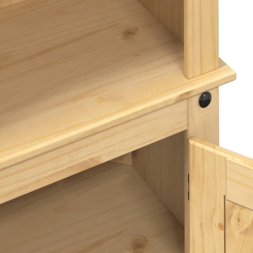 Skříň Highboard Corona 74 X 38 X 170 Cm Masivní Borové Dřevo