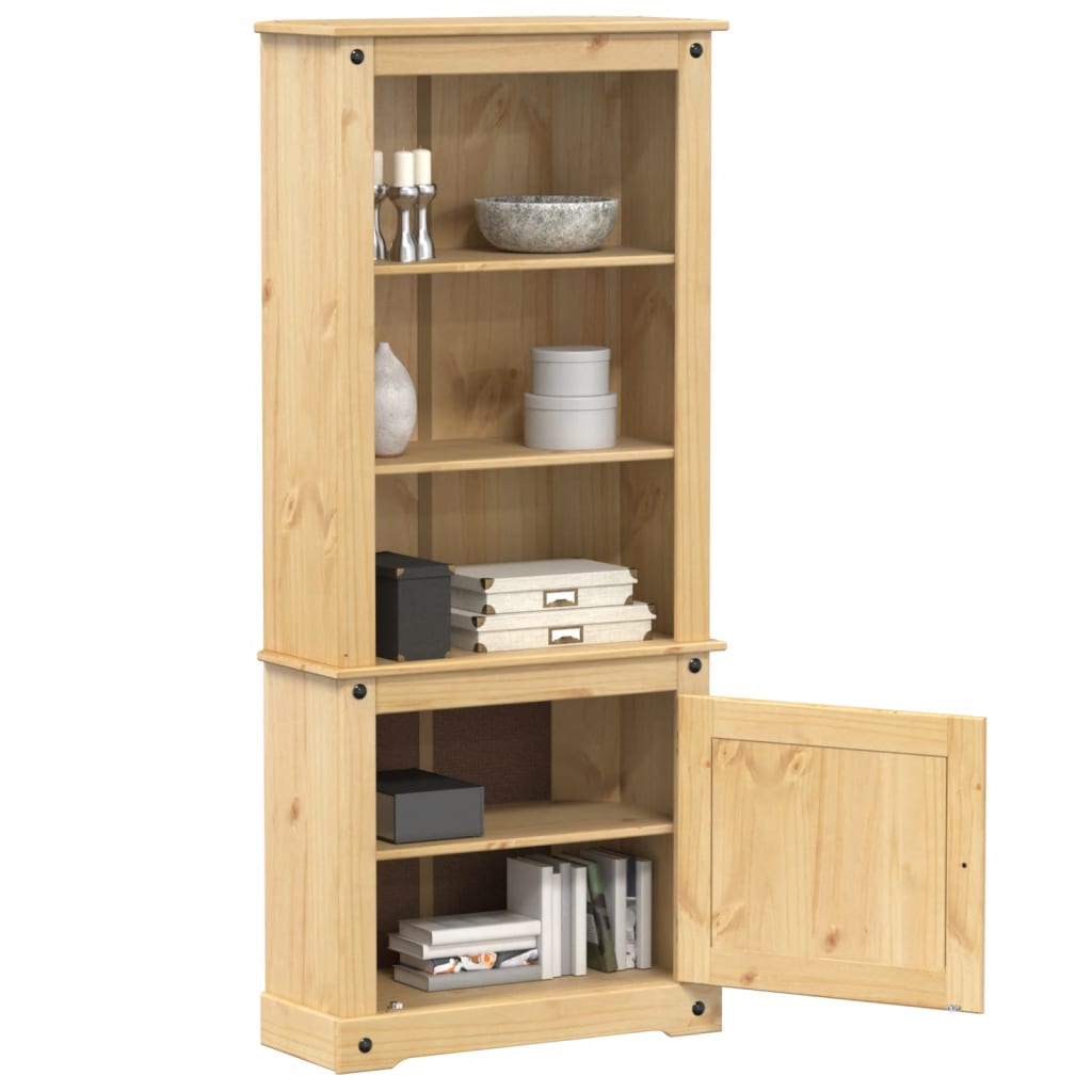 Skříň Highboard Corona 74 X 38 X 170 Cm Masivní Borové Dřevo