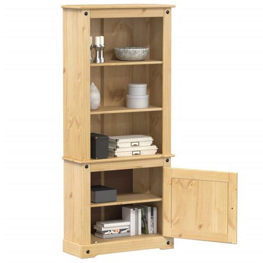 Skříň Highboard Corona 74 X 38 X 170 Cm Masivní Borové Dřevo