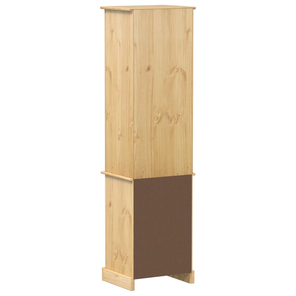 Koupelnová Skříňka Corona 50 X 40 X 185 Cm Masivní Borové Dřevo