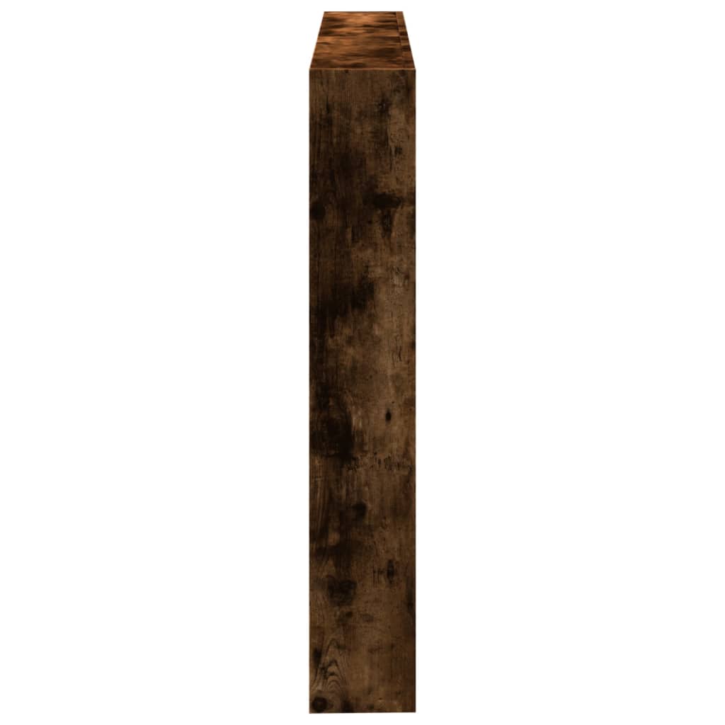 Čelo Postele S Úložným Prostorem A Led Kouřový Dub 140X17X102Cm