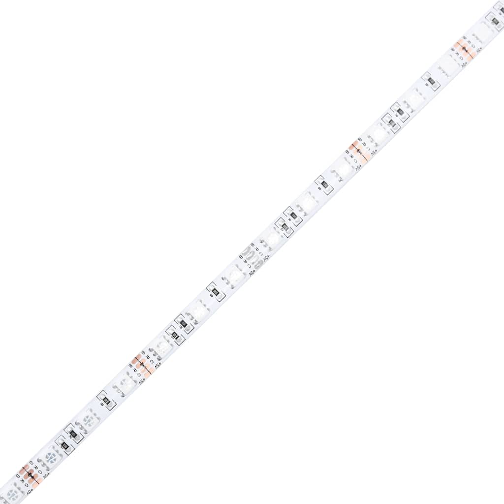 Konferenční Stolek S Led Osvětlením Bílý 50 X 49 X 40 Cm