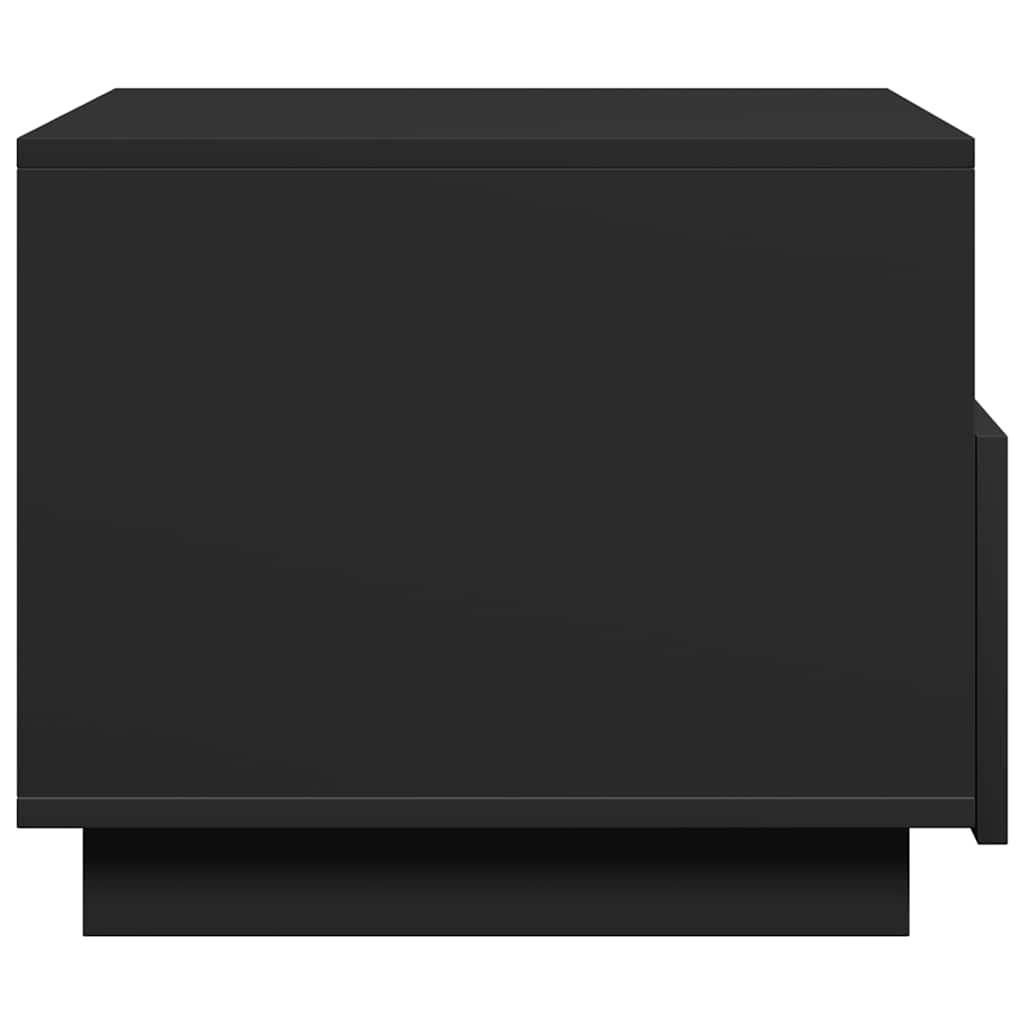 Konferenční Stolek S Led Osvětlením Černý 50 X 49 X 40 Cm