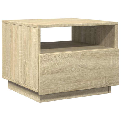 Konferenční Stolek S Led Osvětlením 50 X 49 X 40 Cm