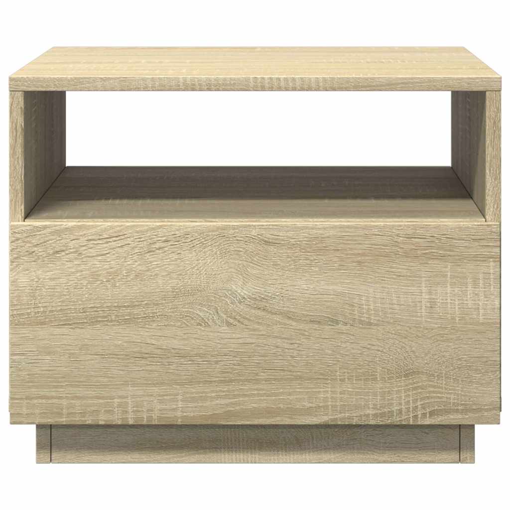 Konferenční Stolek S Led Osvětlením 50 X 49 X 40 Cm
