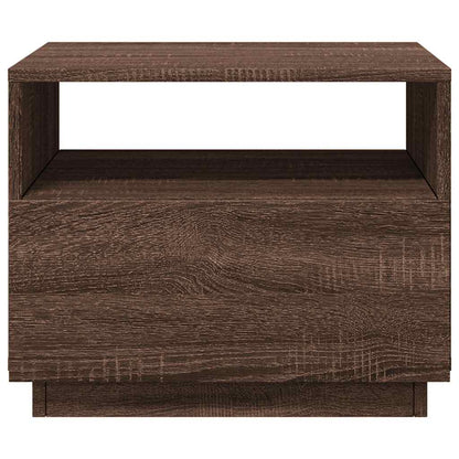 Konferenční Stolek S Led Osvětlením 50 X 49 X 40 Cm