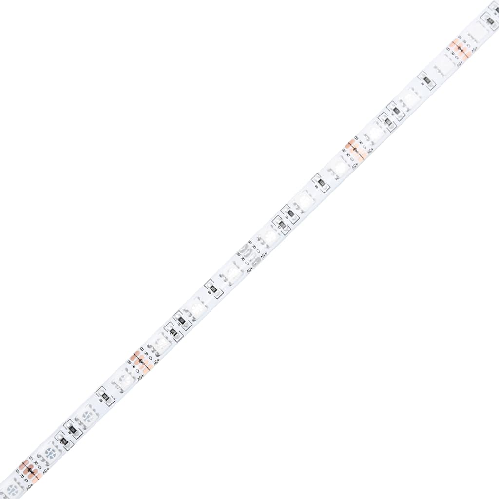 Konferenční Stolek S Led Osvětlením Černý 90 X 49 X 40 Cm